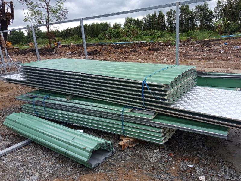 Giao tôn PU Đông Á cho công trình nhà tiền chế tại đường Thích Thiện Hòa, Bình Chánh