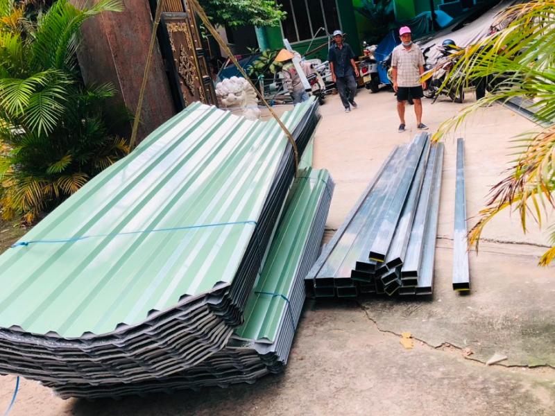 Giao tôn PE cho công trình nhà dân tại đường Lê Lợi, Gò Vấp, TP.HCM