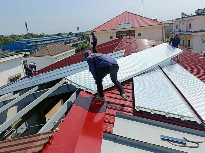 Nhu cầu sử dụng tôn cách nhiệt tại Huyện Nhà Bè tập trung ở các công trình nhà xưởng, nhà dân dụng