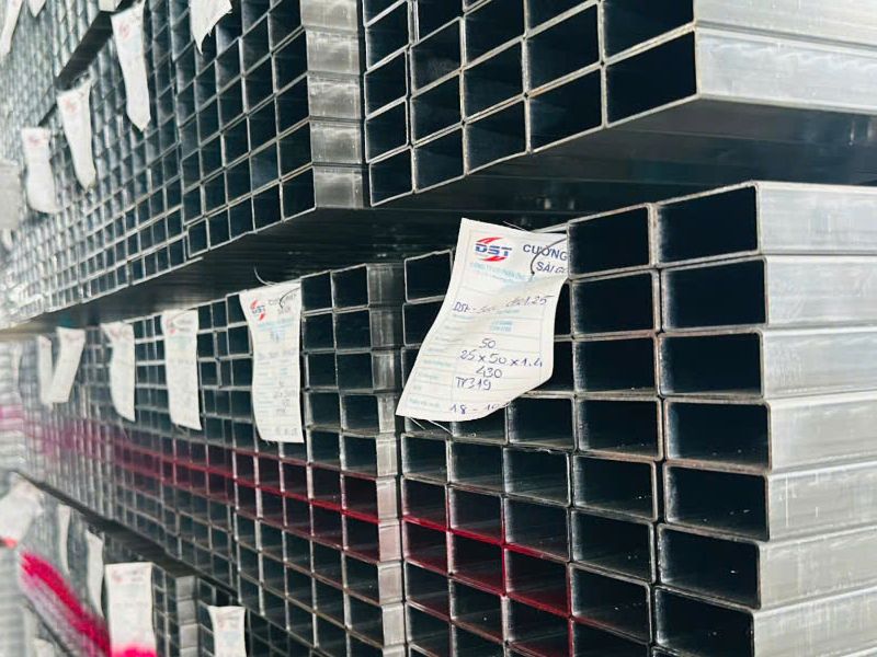 Thép hộp Cường Phát Sài Gòn chất lượng tốt, bề mặt chống rỉ sét hiệu quả, ứng dụng đa dạng