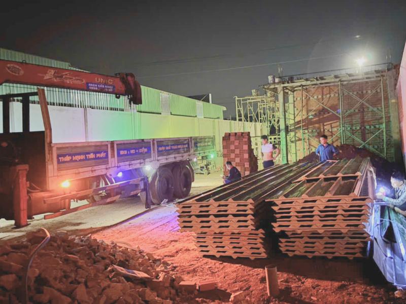 Giao tôn cách nhiệt PU về công trình ở khu vực Châu Đức, Bà Rịa – Vũng Tàu