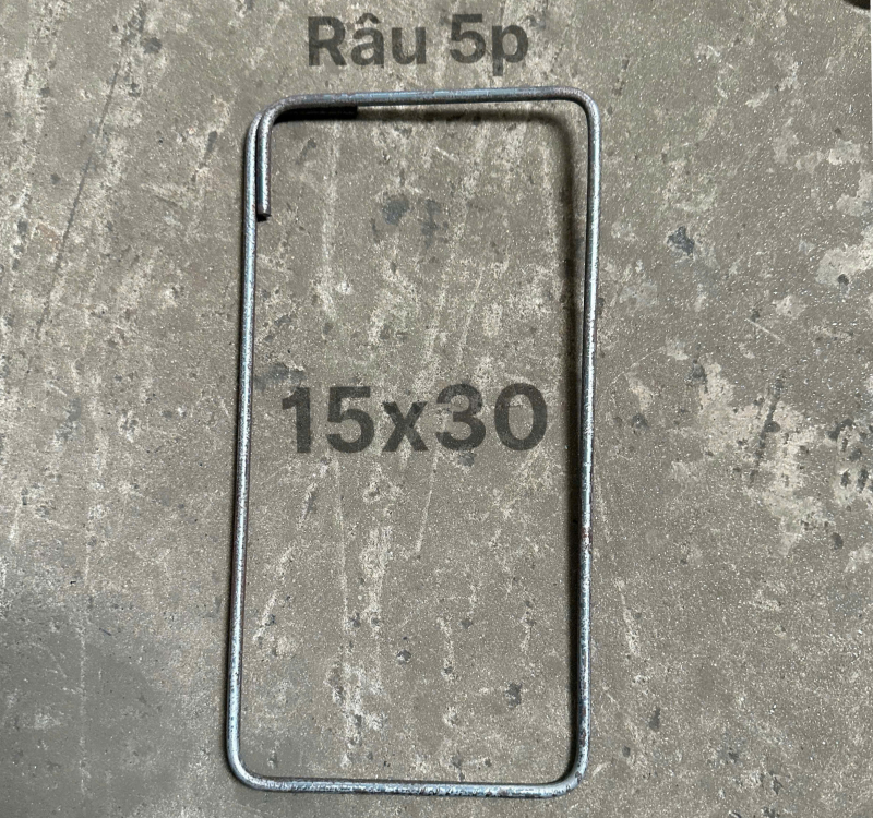 Đai sắt 15x30 Pomina dùng cho cột lớn, dầm chịu lực cao