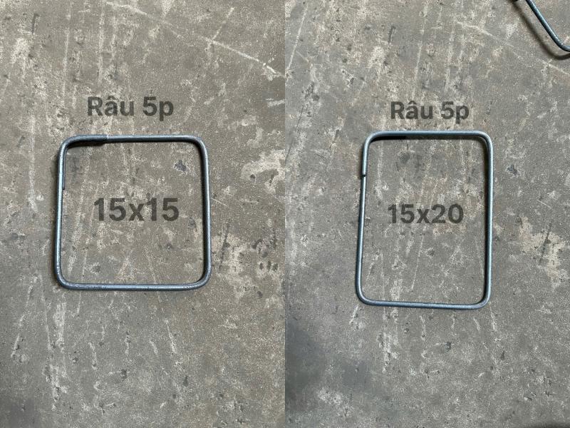 Đai sắt Việt Mỹ quy cách 15x15 và 15x20 (cm)