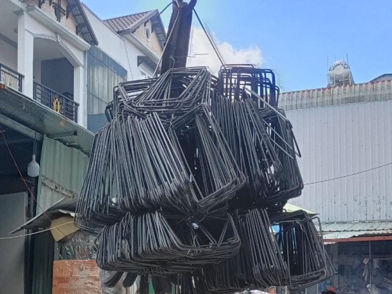 Đai sắt Việt Mỹ (VAS) đảm bảo độ cứng, không biến dạng khi thi công, chất lượng ổn định