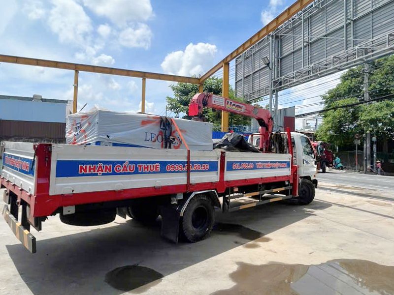 Xuất kho 150 tấm ván phủ phim 1220×2440 dày 17ly đến công trình nhà xưởng tại Trảng Bàng, Tây Ninh