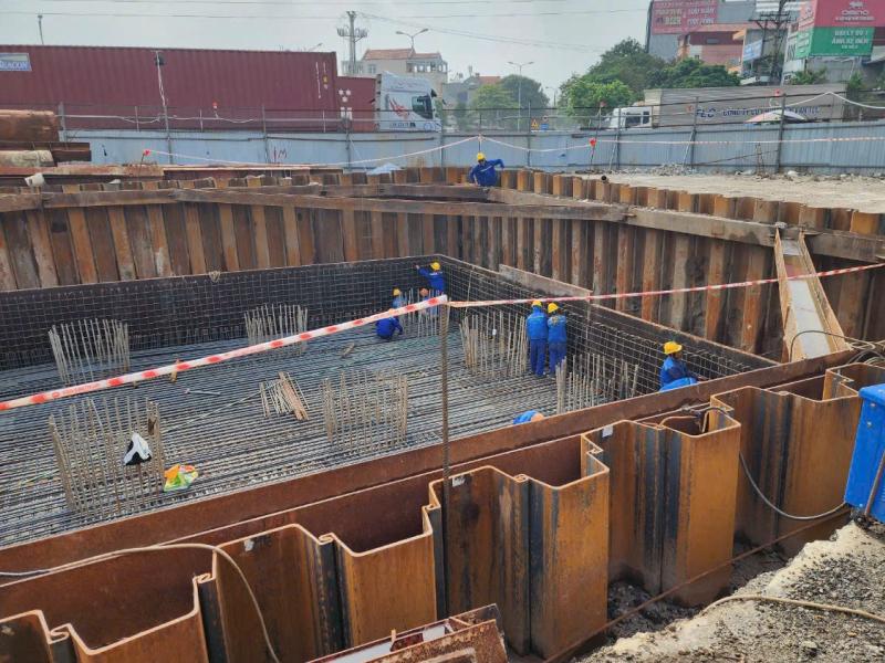 Ép cừ larsen tại Đồng Nai được thi công phổ biến trong nhiều công trình